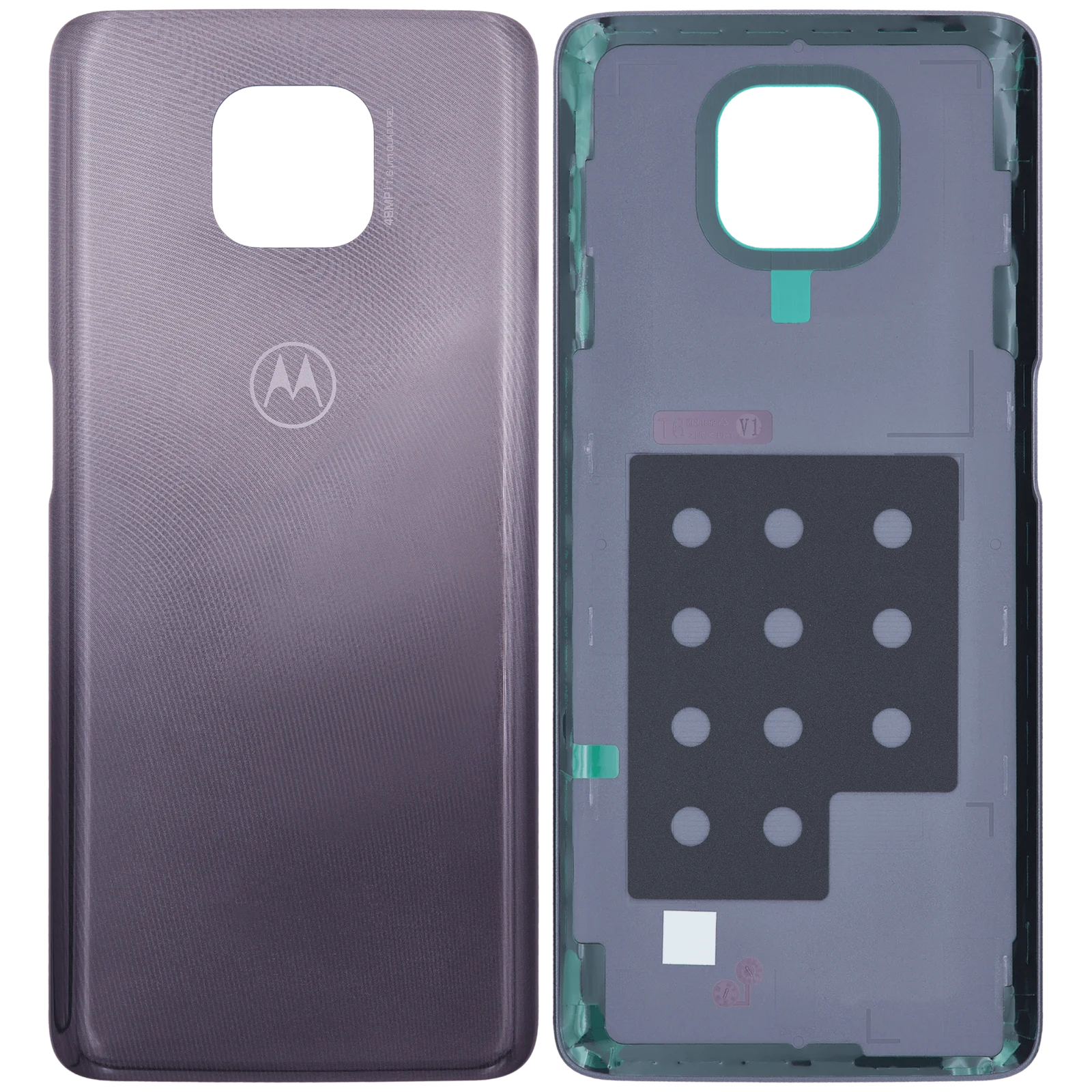 Back cover Glass For Motorola Moto G Power (XT2117-2 / XT2117-4 / 2021) (Genuine OEM) (Flash Gray)