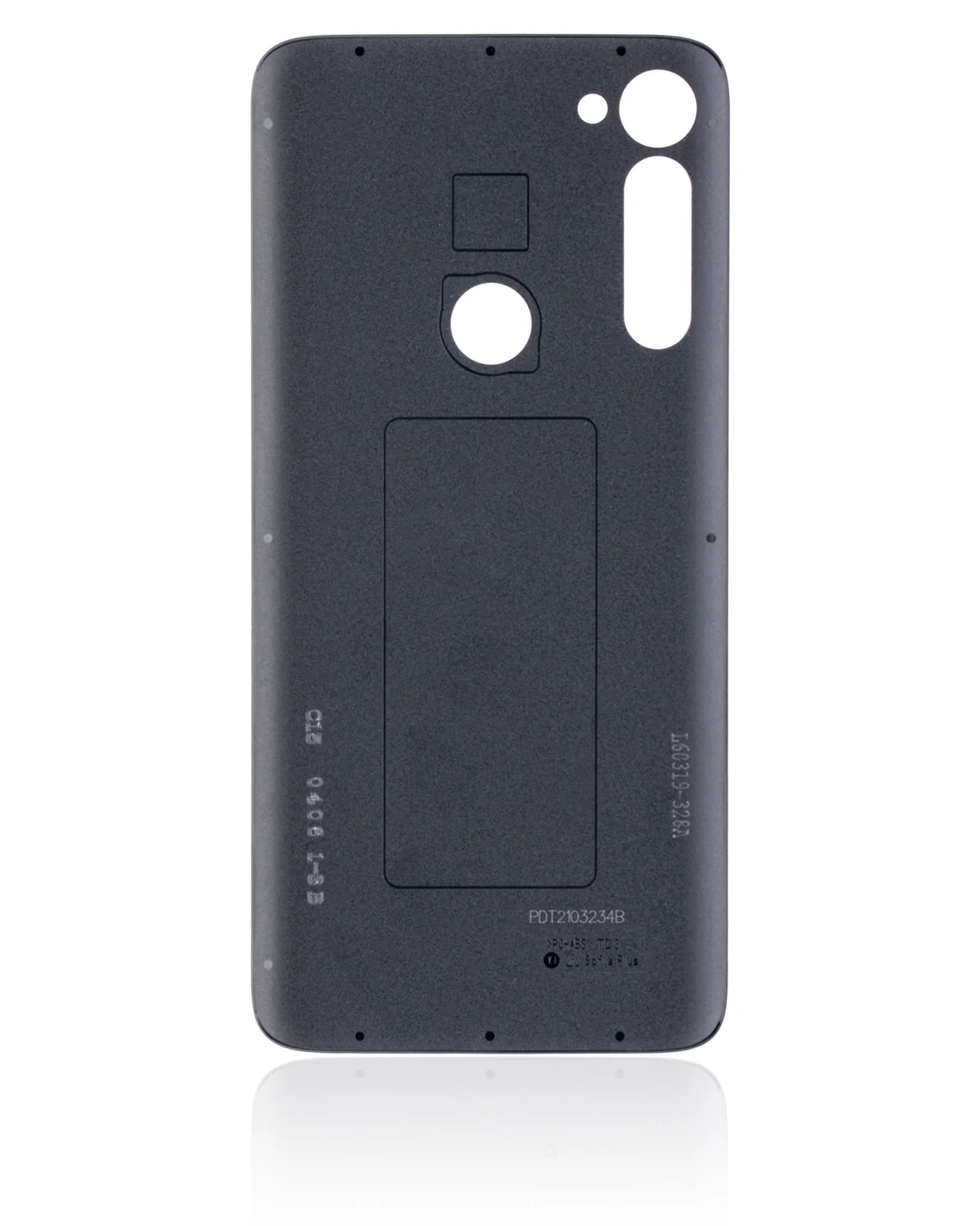 Back cover Glass For Motorola Moto G Stylus 6.4" (XT2043 / 2020) (Genuine OEM) (Mystic Indigo) - Image 2