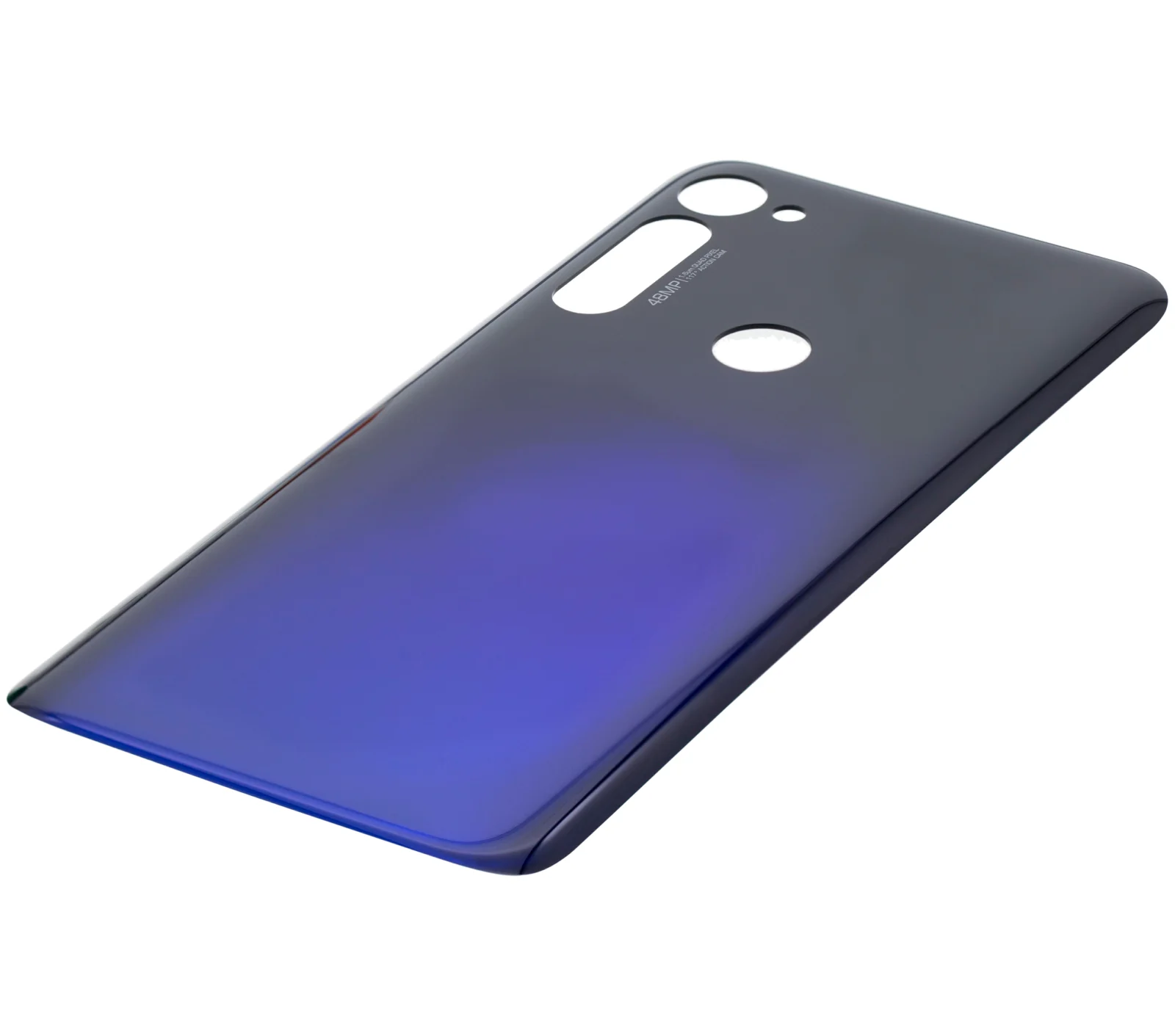 Back cover Glass For Motorola Moto G Stylus 6.4" (XT2043 / 2020) (Genuine OEM) (Mystic Indigo) - Image 3