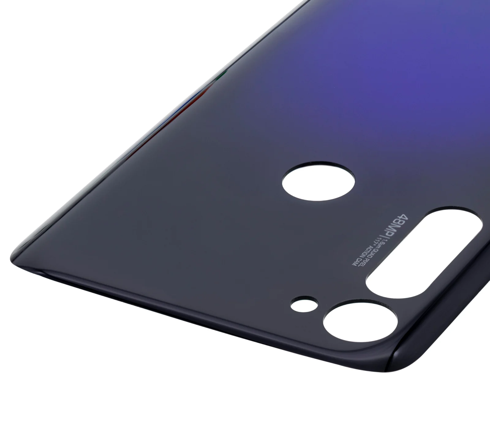 Back cover Glass For Motorola Moto G Stylus 6.4" (XT2043 / 2020) (Genuine OEM) (Mystic Indigo) - Image 5