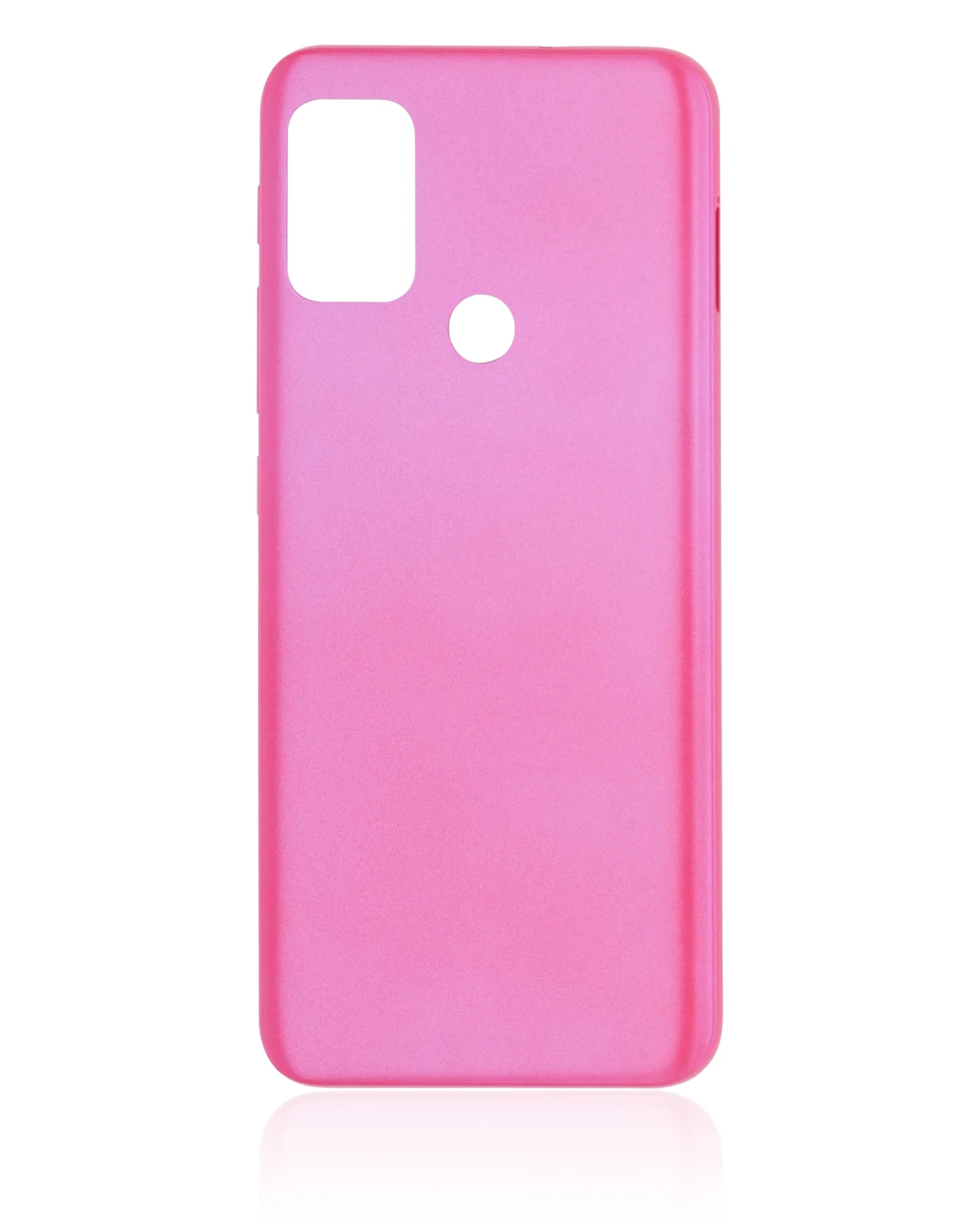 Back cover Glass For Motorola Moto G20 (XT2128 / 2021) (Flamingo Pink) - Image 2