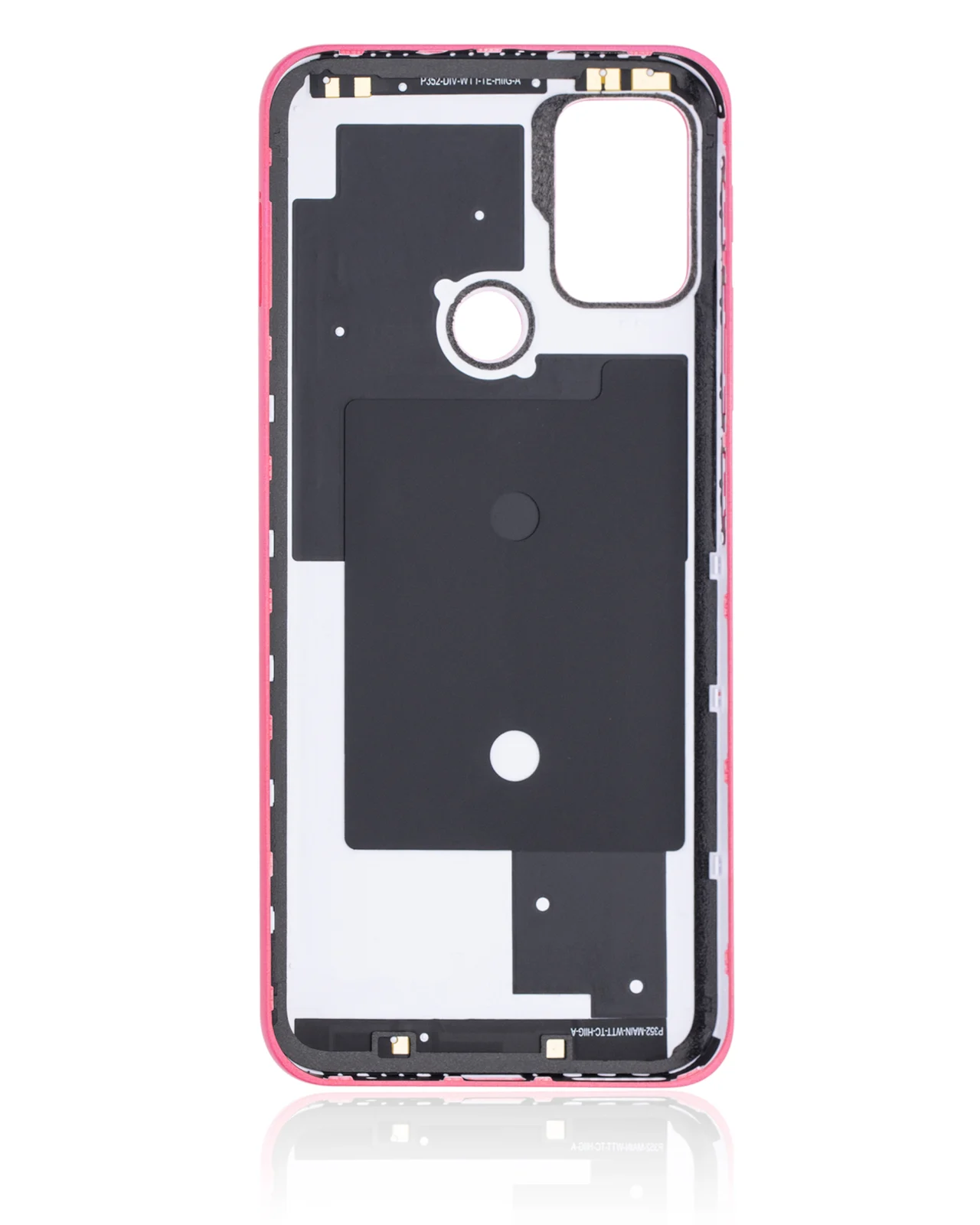 Back cover Glass For Motorola Moto G20 (XT2128 / 2021) (Flamingo Pink) - Image 3