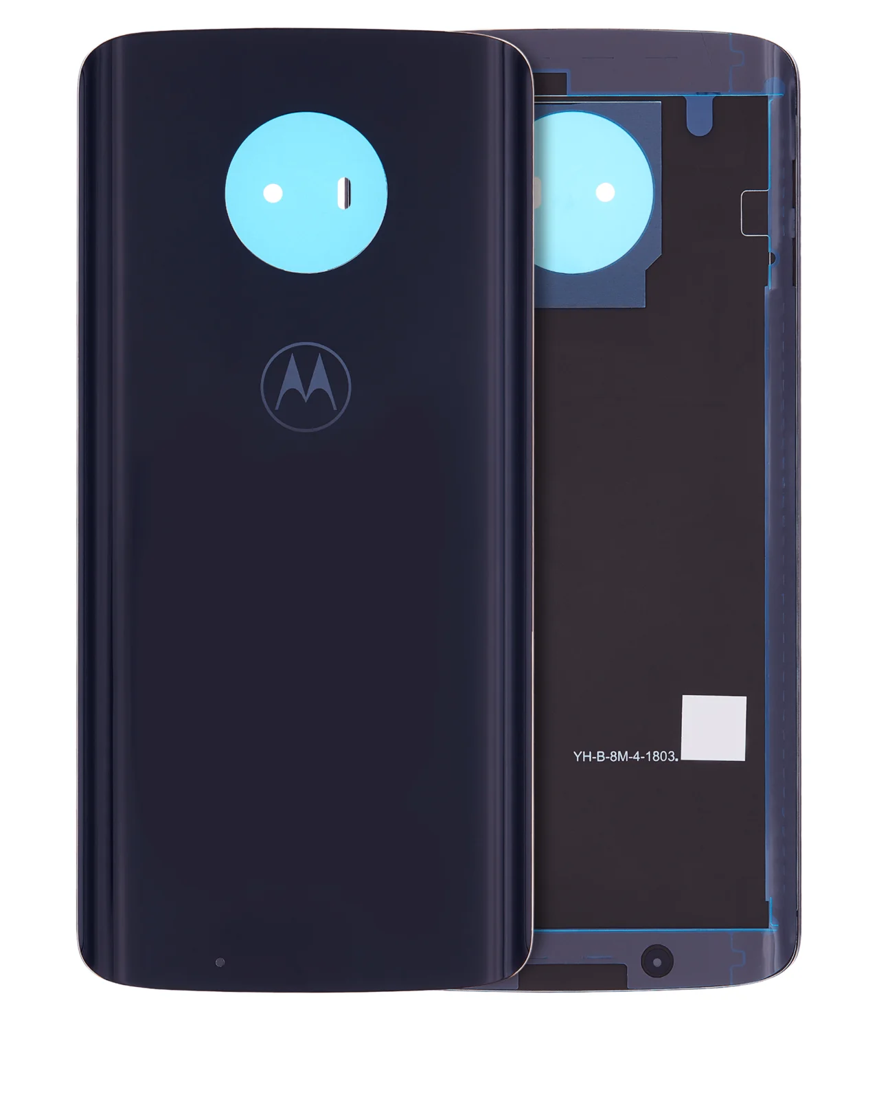 Back cover Glass For Motorola Moto G6 (XT1925 / 2018) (Genuine OEM) (Deep Indigo) - Image 6