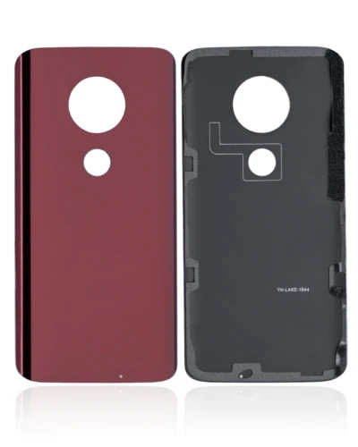 Back cover Glass For Motorola Moto G7 Plus (XT1965 / 2019) (Viva Red)