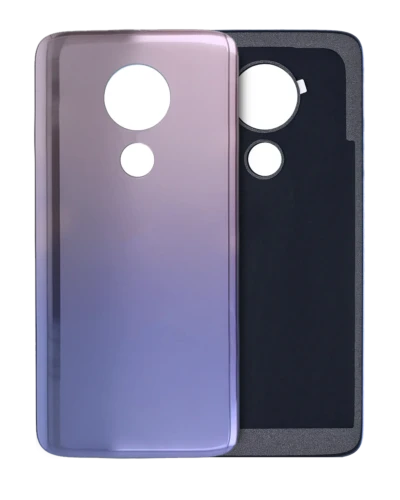Back cover Glass For Motorola Moto G7 Power (XT1955 / 2019) (Iced Violet)