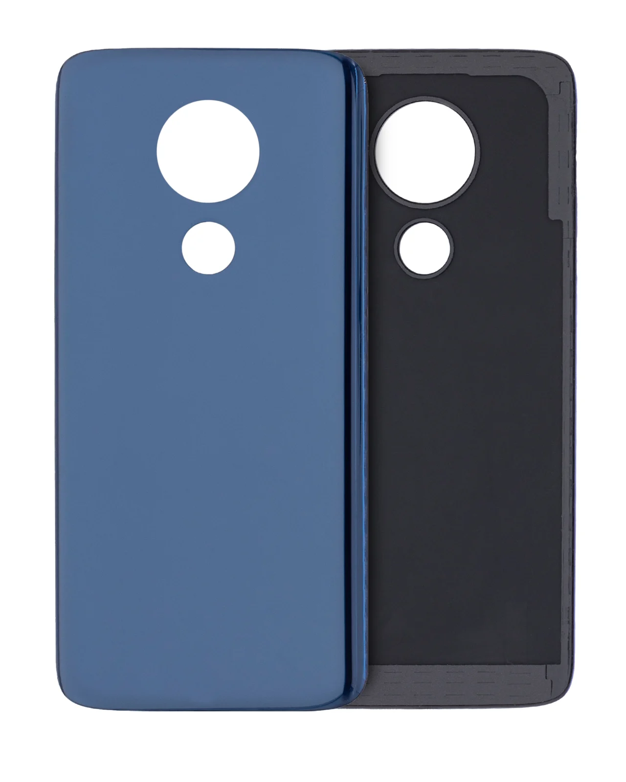 Back cover Glass For Motorola Moto G7 Power (XT1955 / 2019) (Marine Blue) (International Version) - Image 10