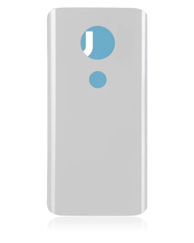 Back cover Glass For Motorola Moto G7 (XT1962 / 2019) (Genuine OEM) (Clear White)