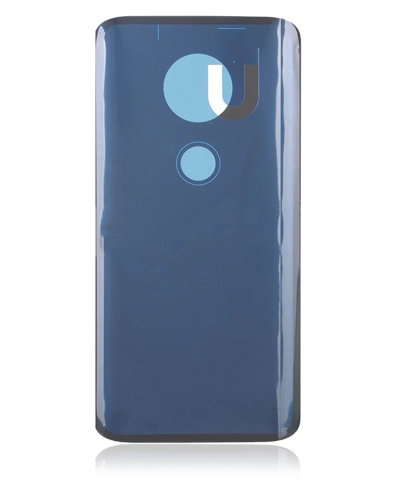 Back cover Glass For Motorola Moto G7 (XT1962 / 2019) (Genuine OEM) (Clear White) - Image 3