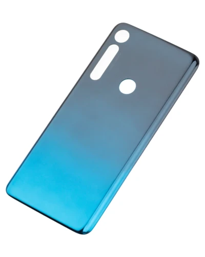 Back cover Glass For Motorola Moto G8 Play (XT2015 / 2019) (Blue)