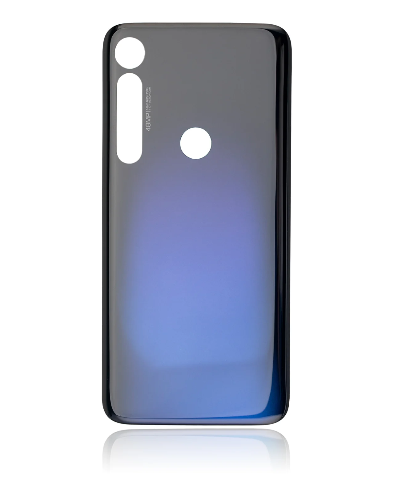 Back cover Glass For Motorola Moto G8 Plus (XT2019-2 / 2019) (Dark Blue)