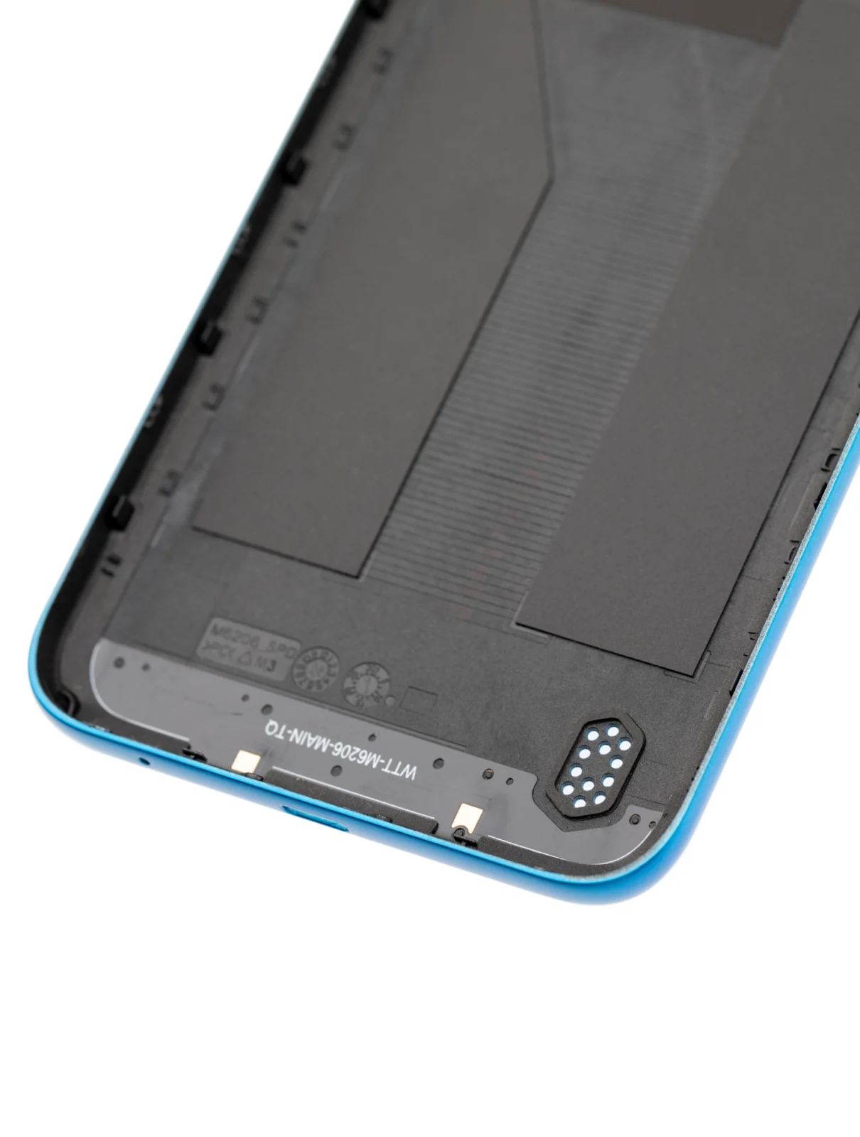 Back cover Glass For Motorola Moto G8 Power Lite (XT2055 / 2020) (Arctic Blue) - Image 4