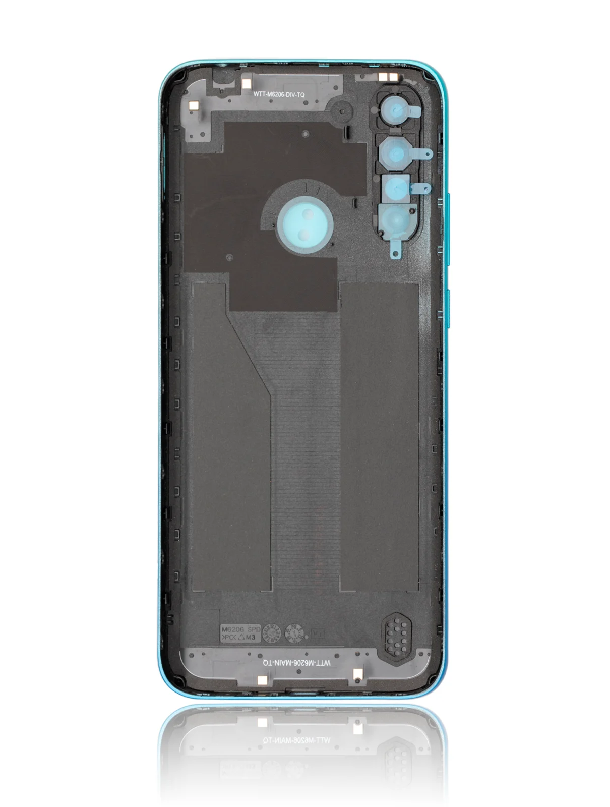 Back cover Glass For Motorola Moto G8 Power Lite (XT2055 / 2020) (Arctic Blue) - Image 2