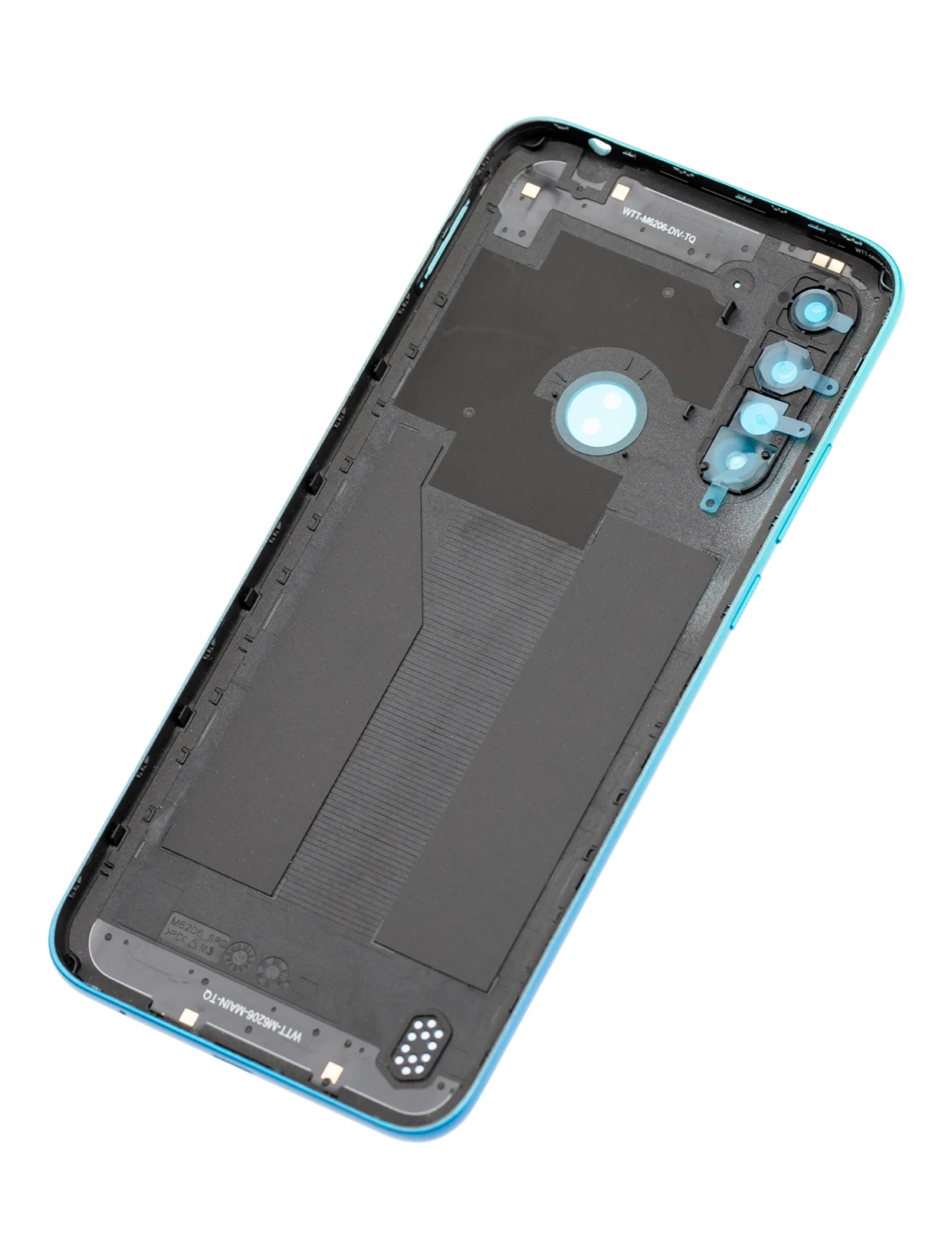 Back cover Glass For Motorola Moto G8 Power Lite (XT2055 / 2020) (Arctic Blue) - Image 5