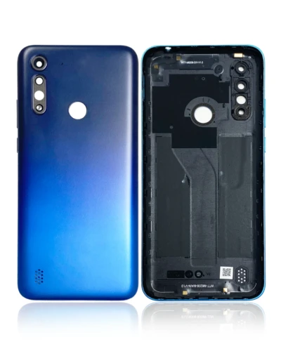 Back cover Glass For Motorola Moto G8 Power Lite (XT2055 / 2020) (Royal Blue)
