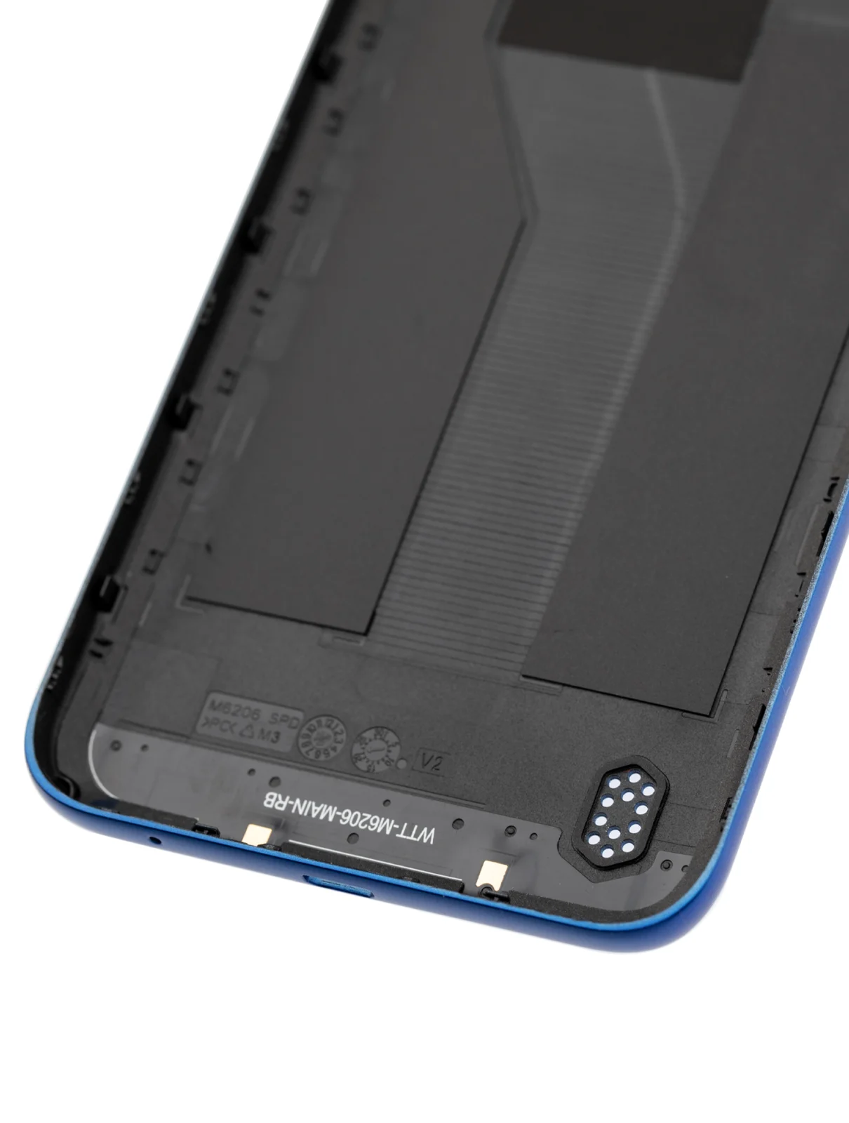 Back cover Glass For Motorola Moto G8 Power Lite (XT2055 / 2020) (Royal Blue) - Image 8