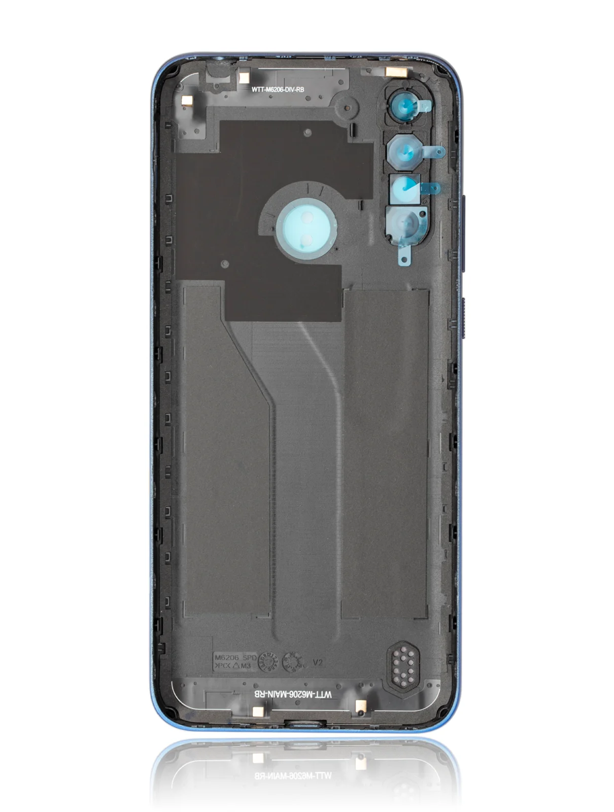 Back cover Glass For Motorola Moto G8 Power Lite (XT2055 / 2020) (Royal Blue) - Image 9