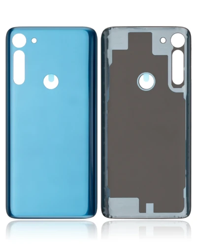 Back cover Glass For Motorola Moto G8 Power (XT2041-1 / XT2041-3 / 2020) (Capri Blue)