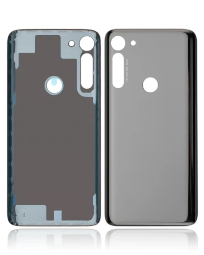 Back cover Glass For Motorola Moto G8 Power (XT2041-1 / XT2041-3 / 2020) (Smoke Black)
