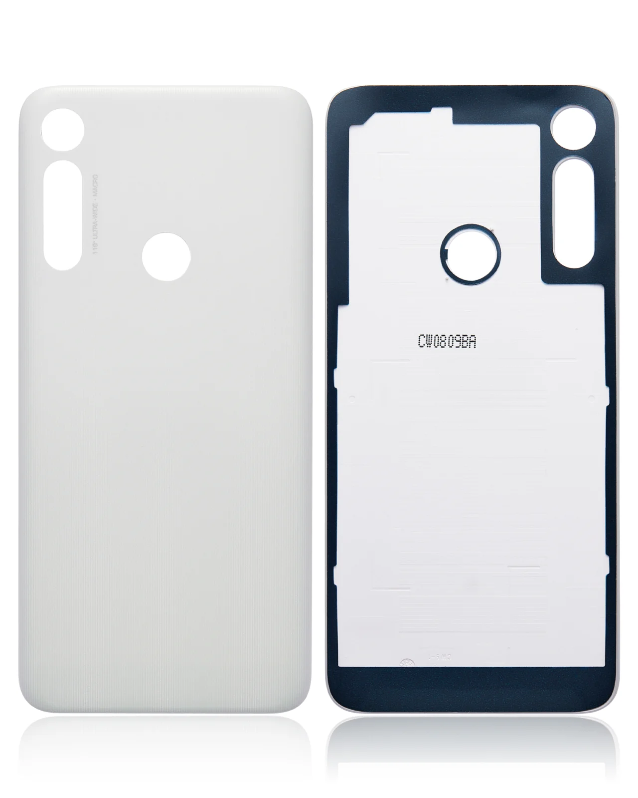 Back cover Glass For Motorola Moto G8 (XT2045-1 / 2020) / G Fast (XT2045-3 / 2020) (US Version) (Pearl Prism)