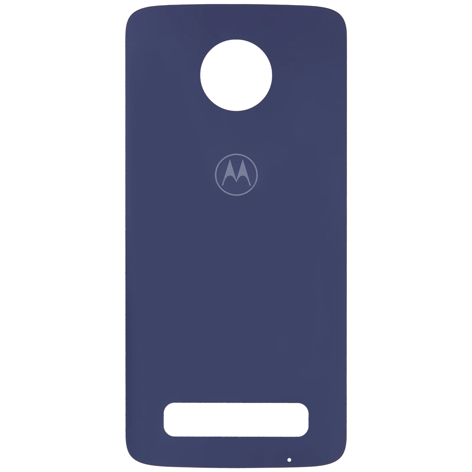 Back cover Glass For Motorola Moto Z3 Play (XT1929 / 2018) (Genuine OEM) (Deep Indigo) - Image 2