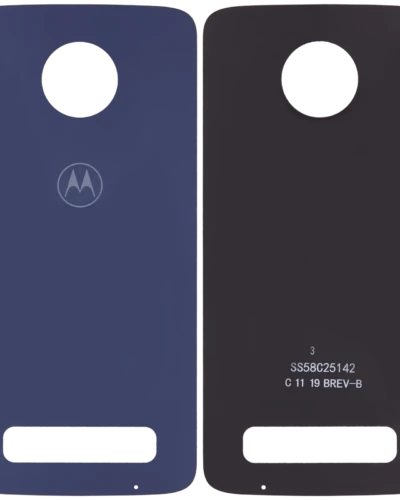 Back cover Glass For Motorola Moto Z3 Play (XT1929 / 2018) (Genuine OEM) (Deep Indigo)