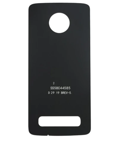 Back cover Glass For Motorola Moto Z4 (XT1980-3 / XT1980-4 / 2019) (Genuine OEM) (Gray)