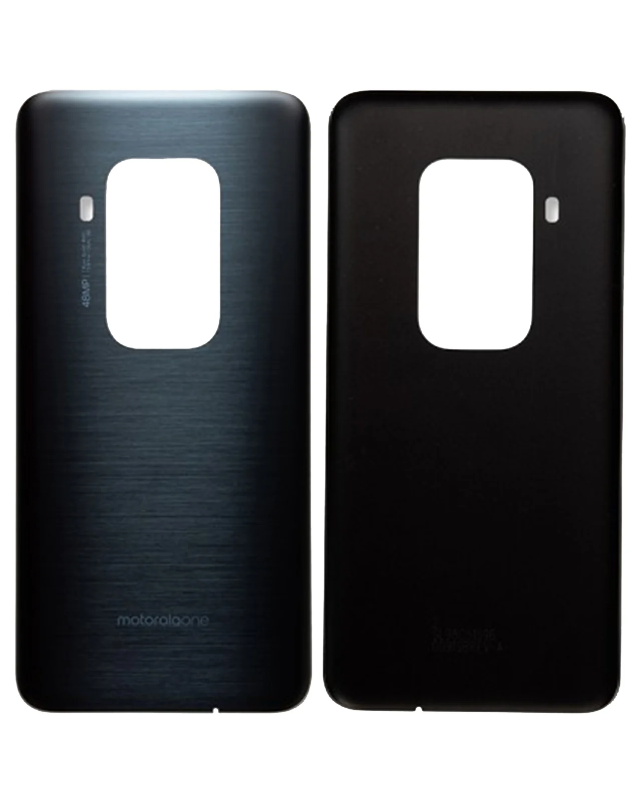Back cover Glass For Motorola One Zoom (XT2010-01 / 2019) (Genuine OEM) (Gray) - Image 2