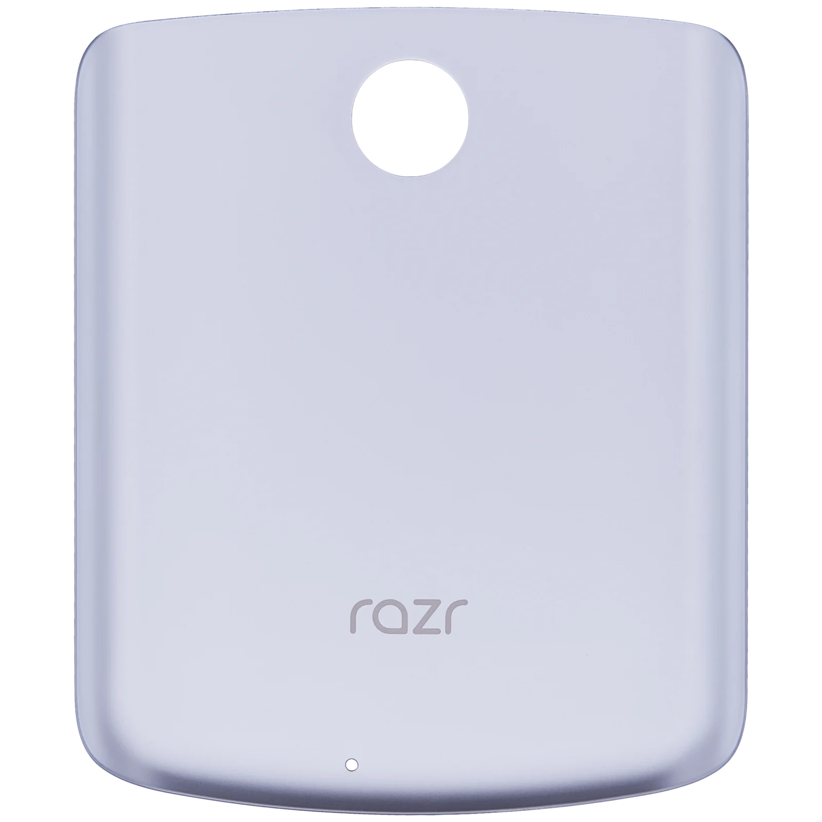 Back cover Glass For Motorola Razr 5G (XT2071 / 2020) (Liquid Mercury) (Genuine OEM) - Image 3