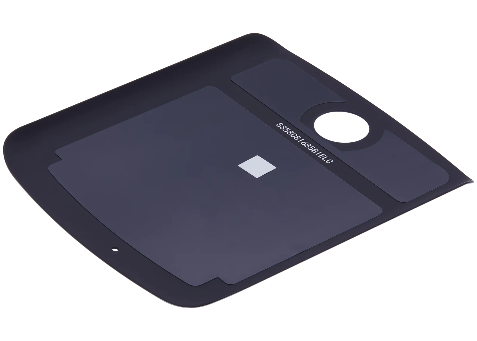 Back cover Glass For Motorola Razr 5G (XT2071 / 2020) (Liquid Mercury) (Genuine OEM) - Image 6