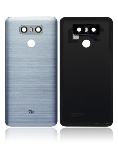 Back cover Glass With Adhesive Pre-Installed For LG G6 (Ice Platinum Silver)