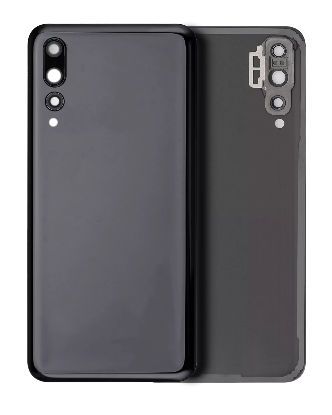 Back cover Glass With Camera Lens For Huawei P20 Pro (Black) - Image 10