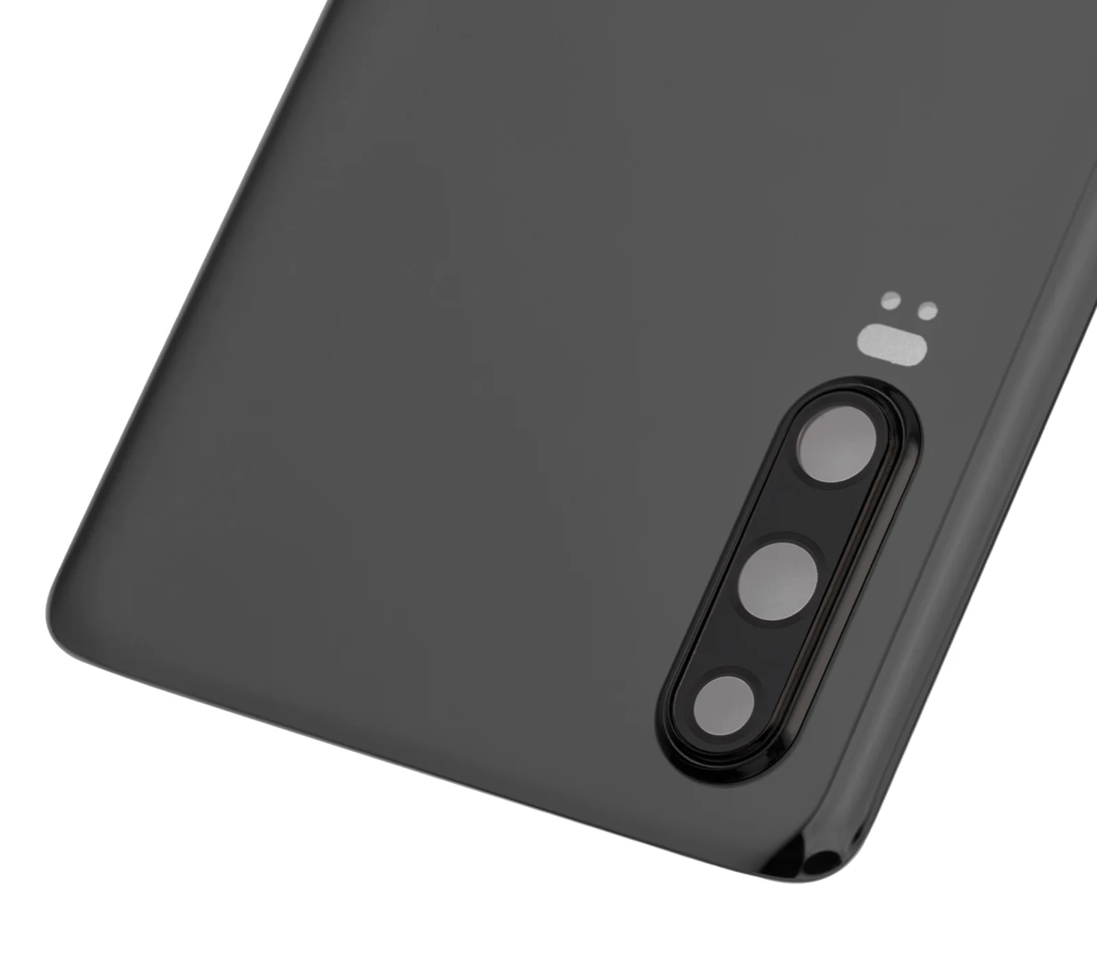 Back cover Glass With Camera Lens For Huawei P30 (Black) - Image 8