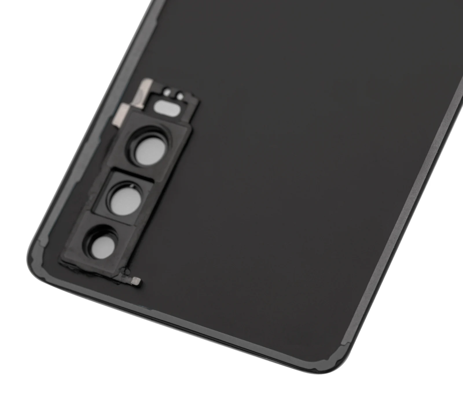 Back cover Glass With Camera Lens For Huawei P30 (Black) - Image 5