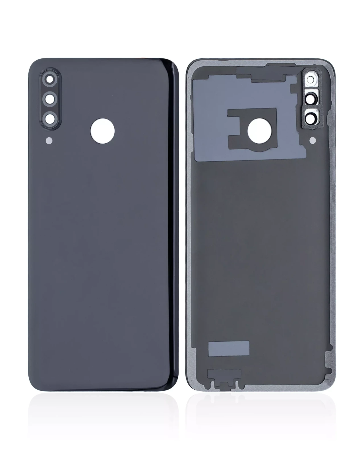 Back cover Glass With Camera Lens For Huawei P30 Lite / Nova 4E (4GB RAM / Without Logo) (Midnight Black)