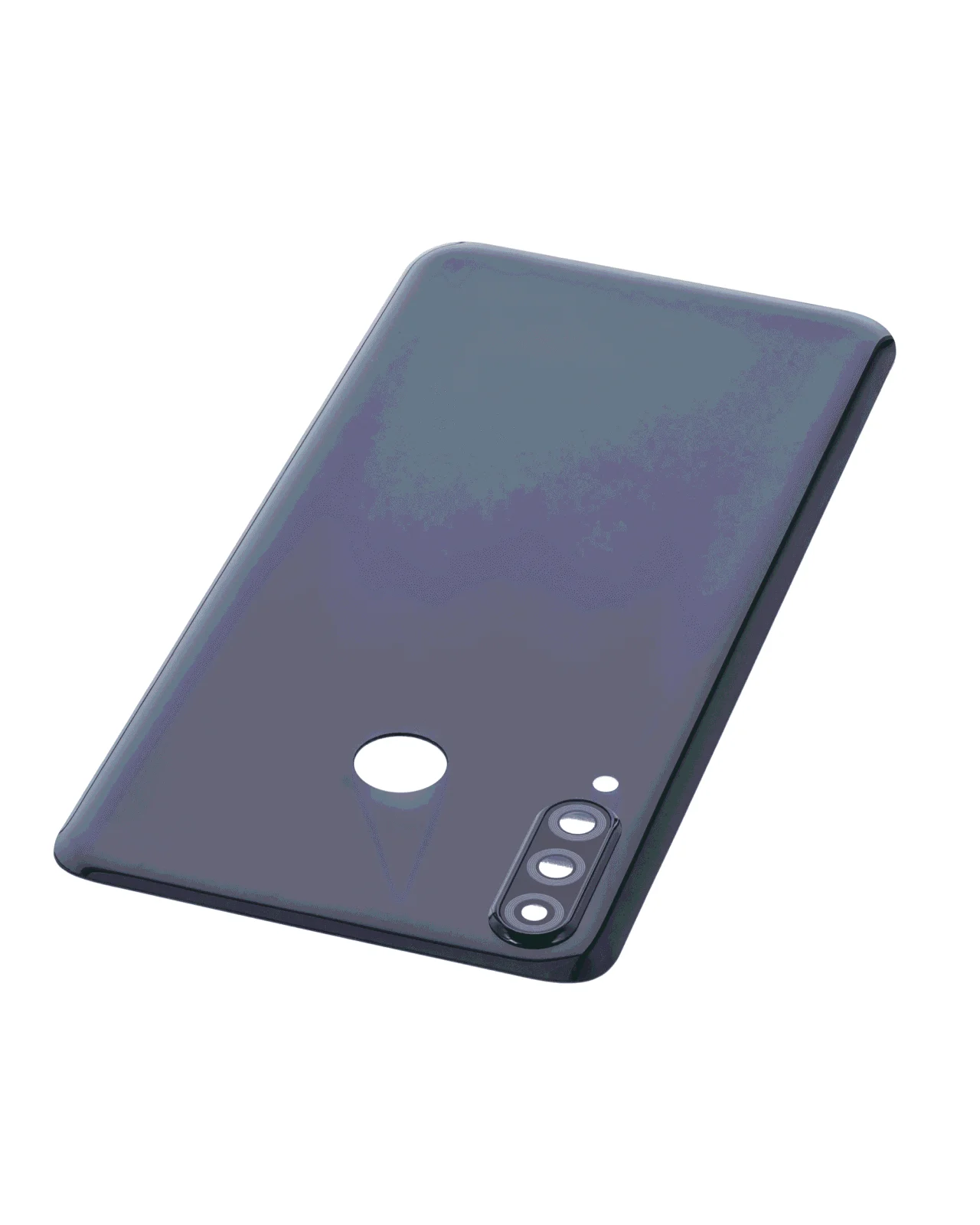 Back cover Glass With Camera Lens For Huawei P30 Lite / Nova 4E (4GB RAM / Without Logo) (Midnight Black) - Image 2