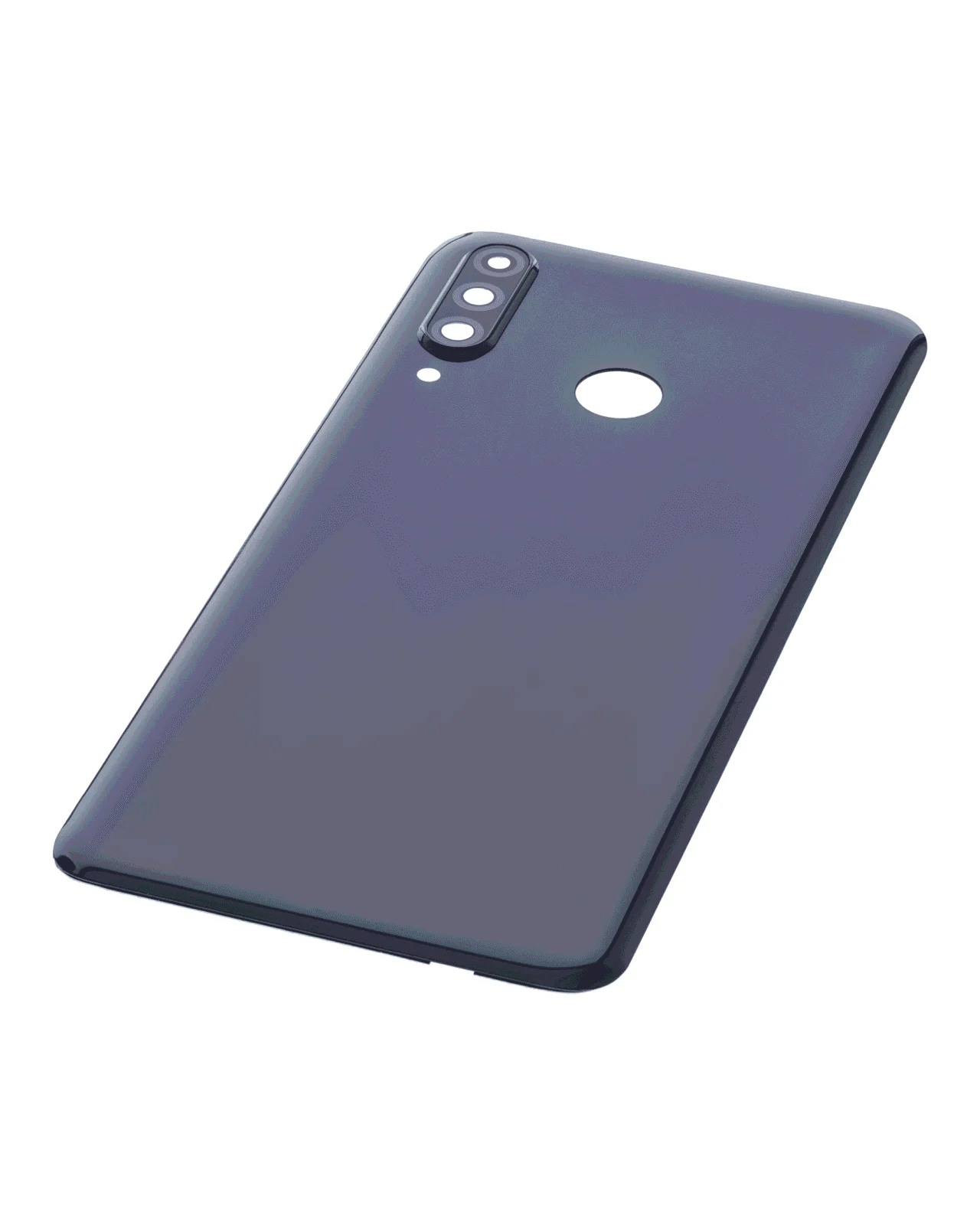 Back cover Glass With Camera Lens For Huawei P30 Lite / Nova 4E (4GB RAM / Without Logo) (Midnight Black) - Image 3