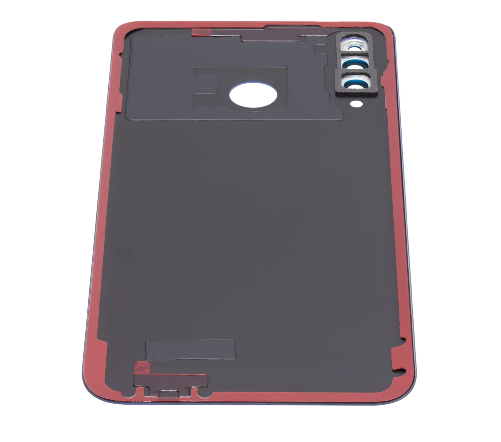 Back cover Glass With Camera Lens For Huawei P30 Lite / Nova 4E (4GB RAM / Without Logo) (Peacock Blue) - Image 4