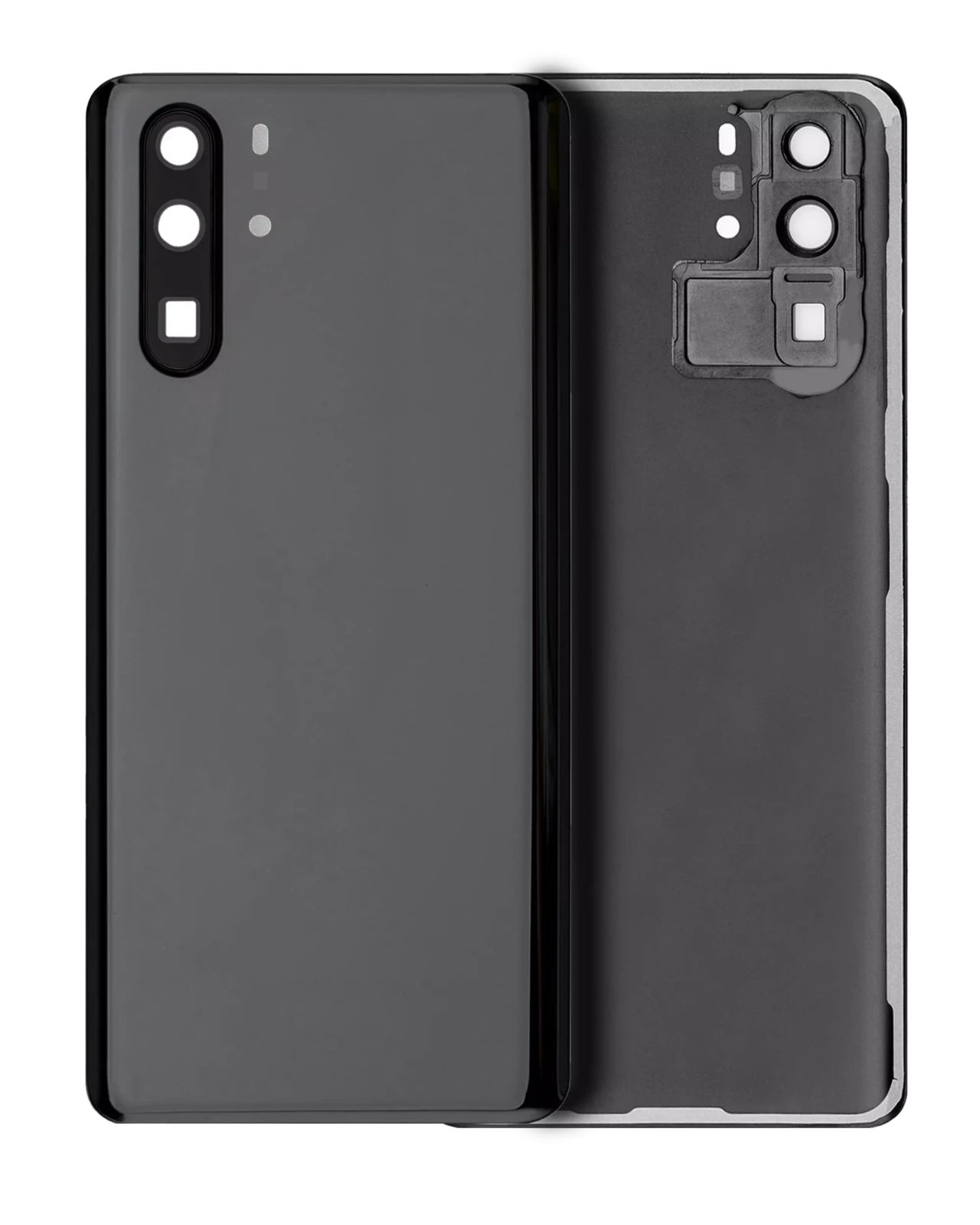 Back cover Glass With Camera Lens For Huawei P30 Pro (Black) - Image 10