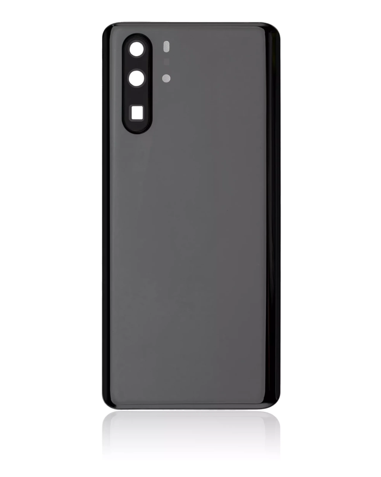 Back cover Glass With Camera Lens For Huawei P30 Pro (Black) - Image 2