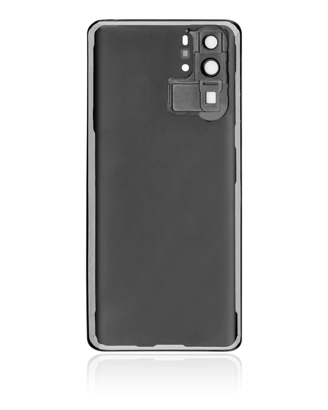 Back cover Glass With Camera Lens For Huawei P30 Pro (Black) - Image 3