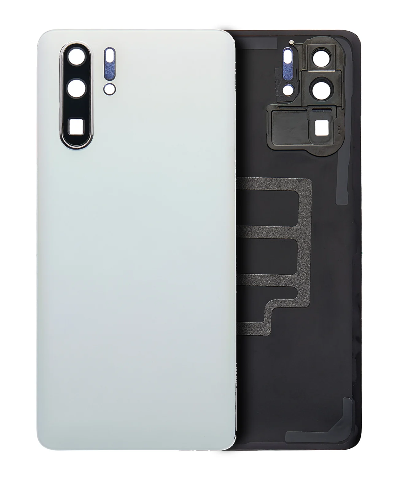 Back cover Glass With Camera Lens For Huawei P30 Pro (Pearl White) - Image 10