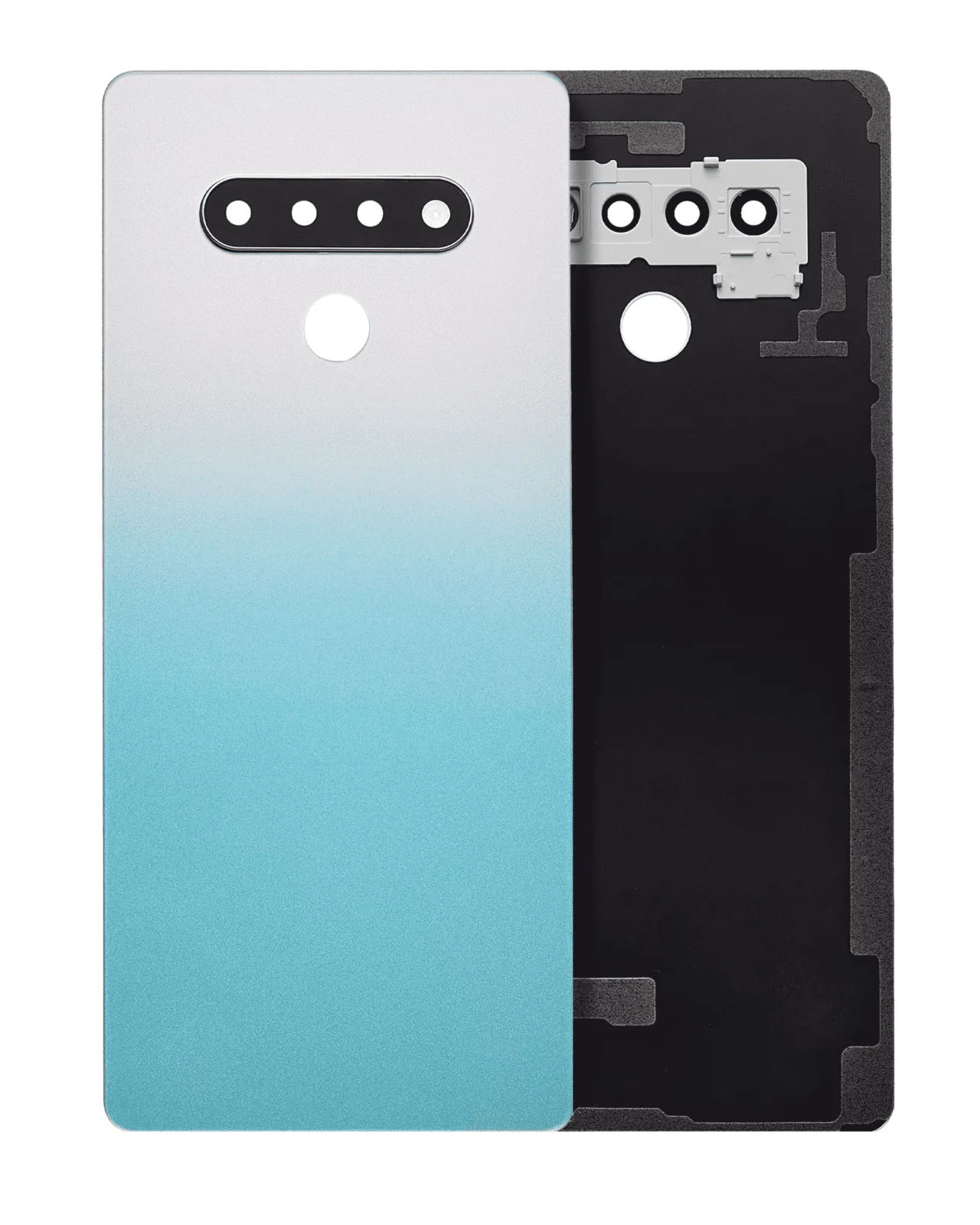 Back cover Glass With Camera Lens For LG Stylo 6 / K71 (Blue) - Image 10
