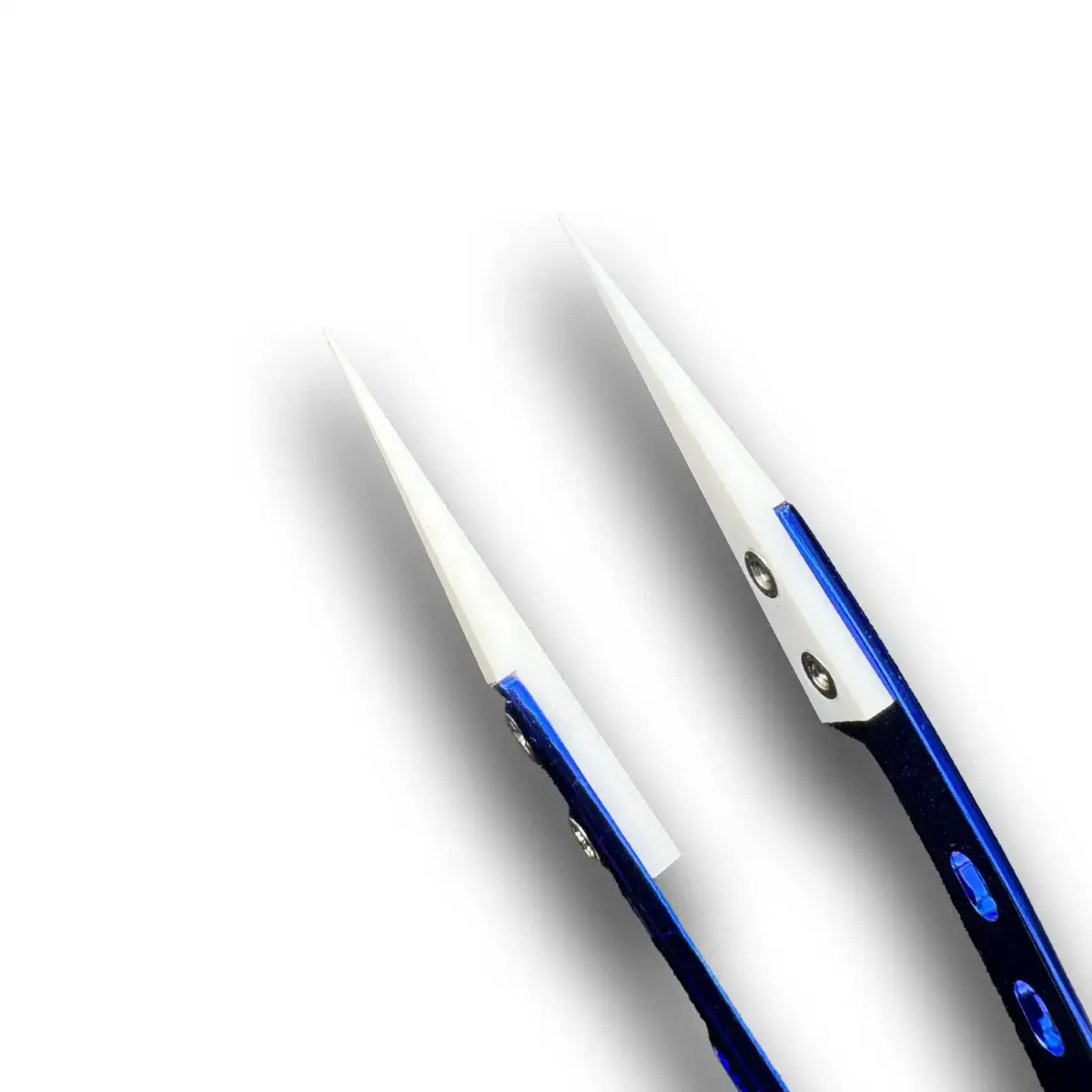CT-01 Ceramic Precision Straight Tip Tweezer ESD Safe Anti-Static / Ultra Sharp Tip for Micro Soldering & Electronics Repair (PolarTronix)