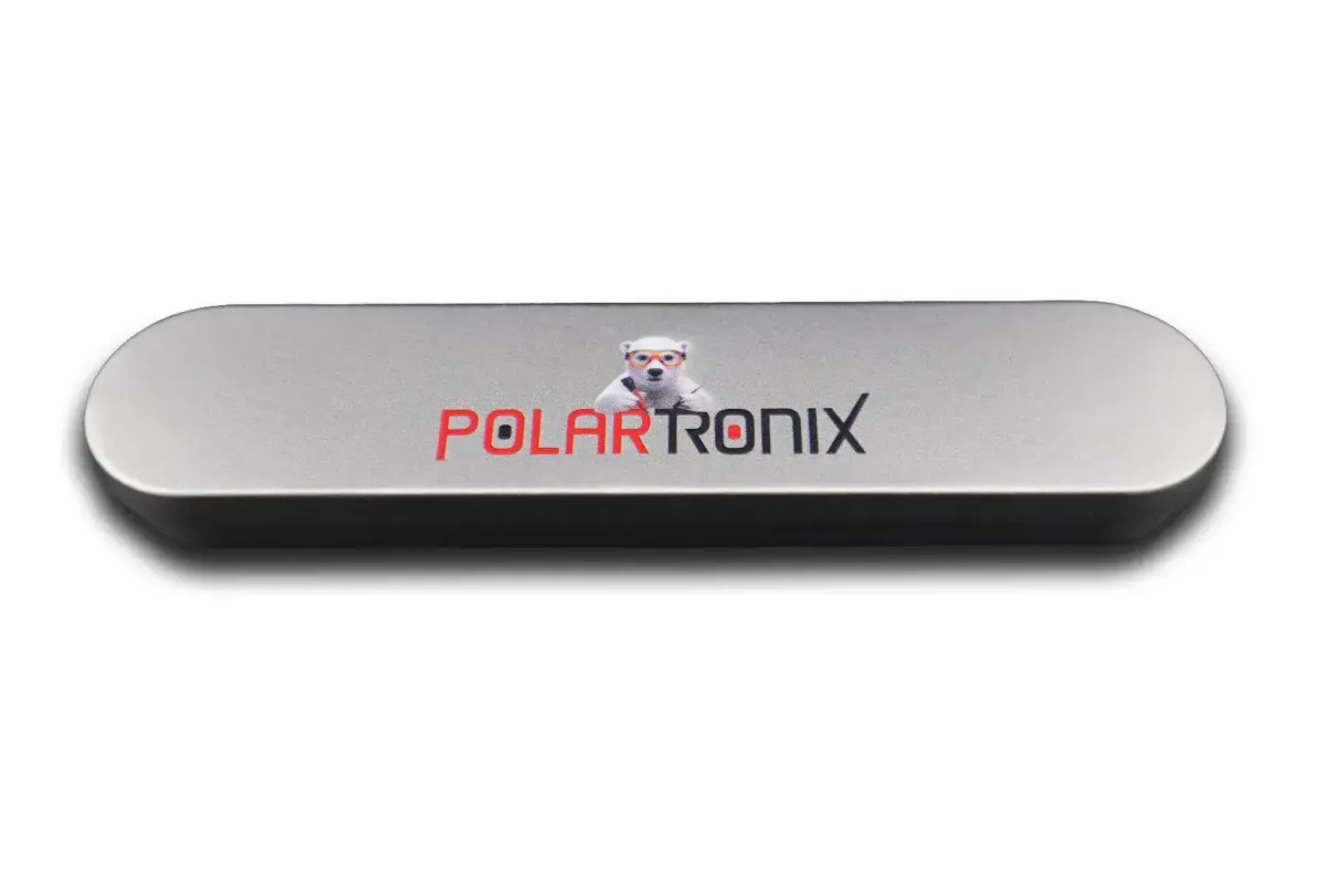 CT-02 Ceramic Precision Curved Tip Tweezer ESD Safe Anti-Static / Heat Resistant / Non-Magnetic for Micro Soldering / Electronics Repair (PolarTronix)