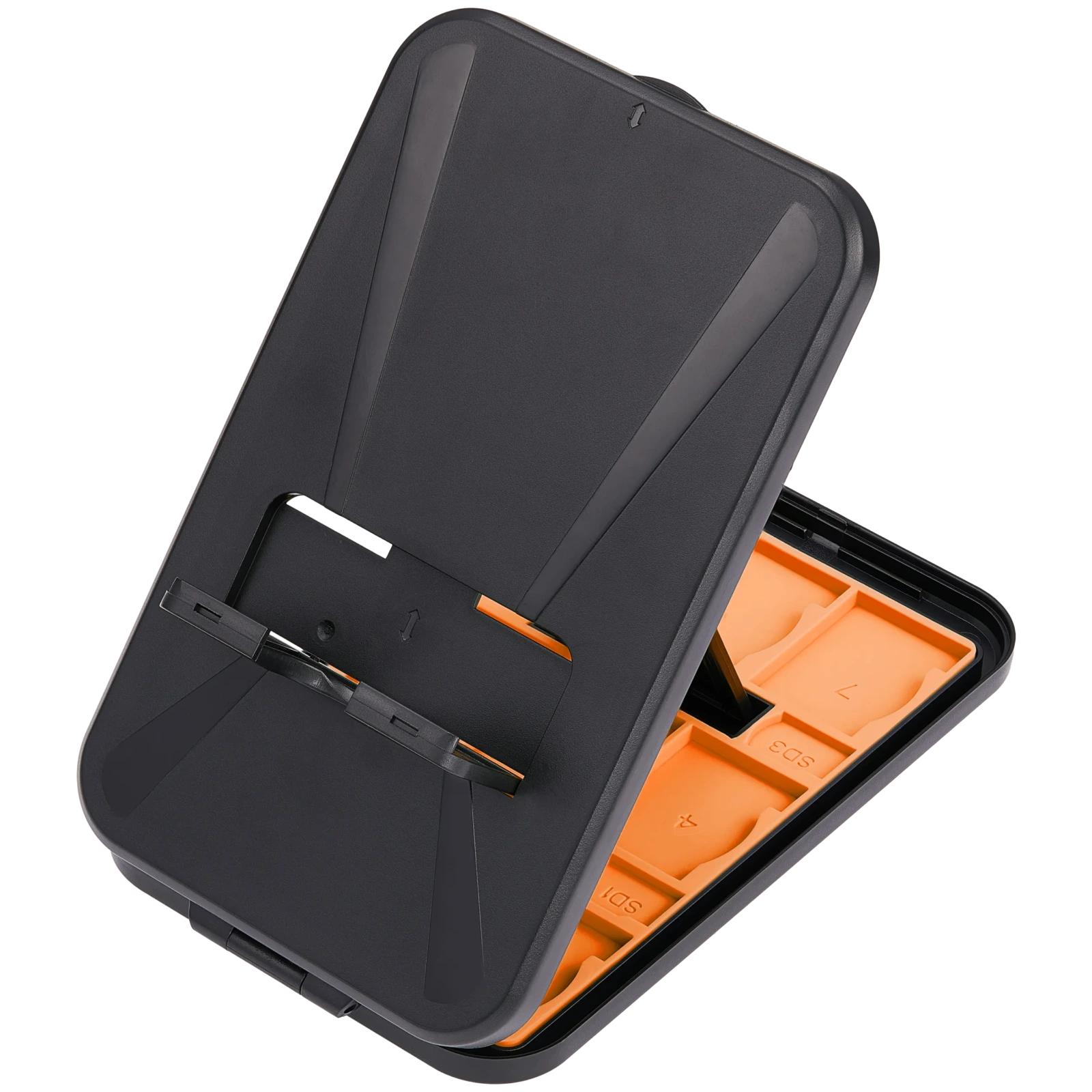 Card Box Stand For Nintendo Switch / Switch 2 / Switch Lite / Switch OLED Console (Orange)