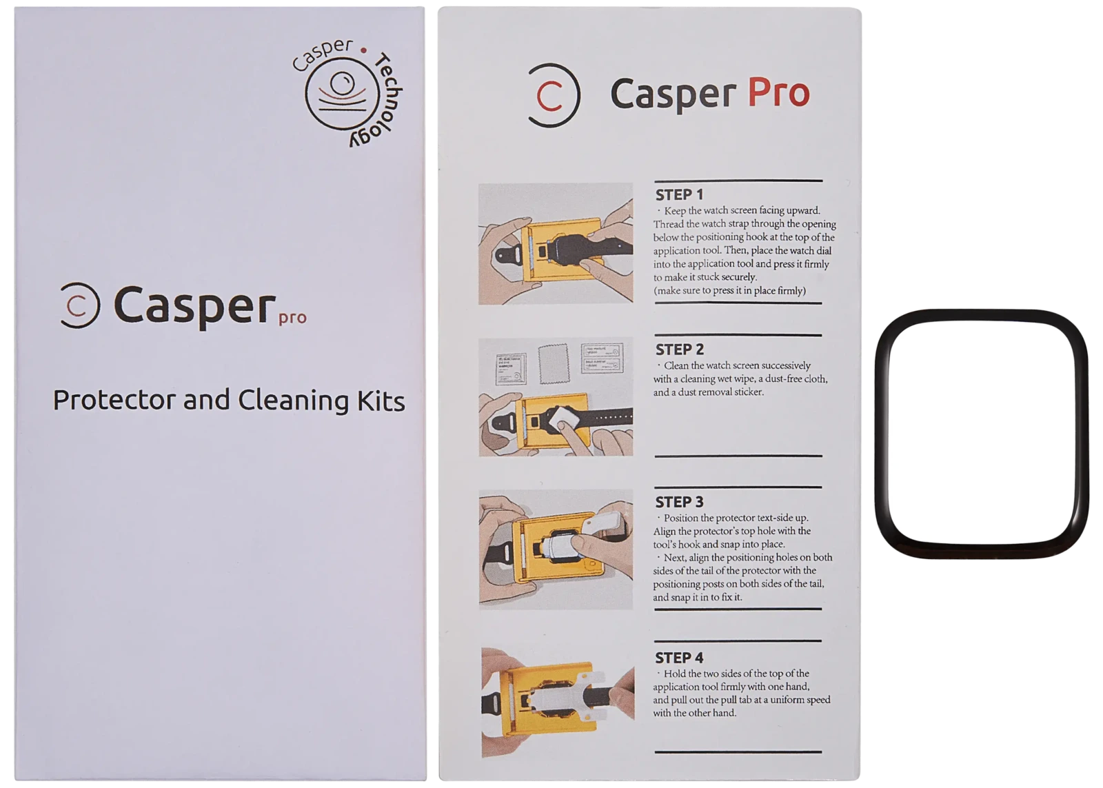 Casper 3D Edge Tempered Glass For Watch Series S10 / S11 (42MM) - Image 5