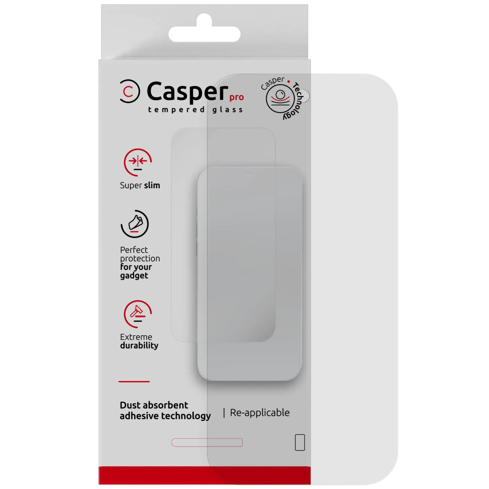 Casper Pro Tempered Glass Compatible For Google Pixel 10a (Clear)
