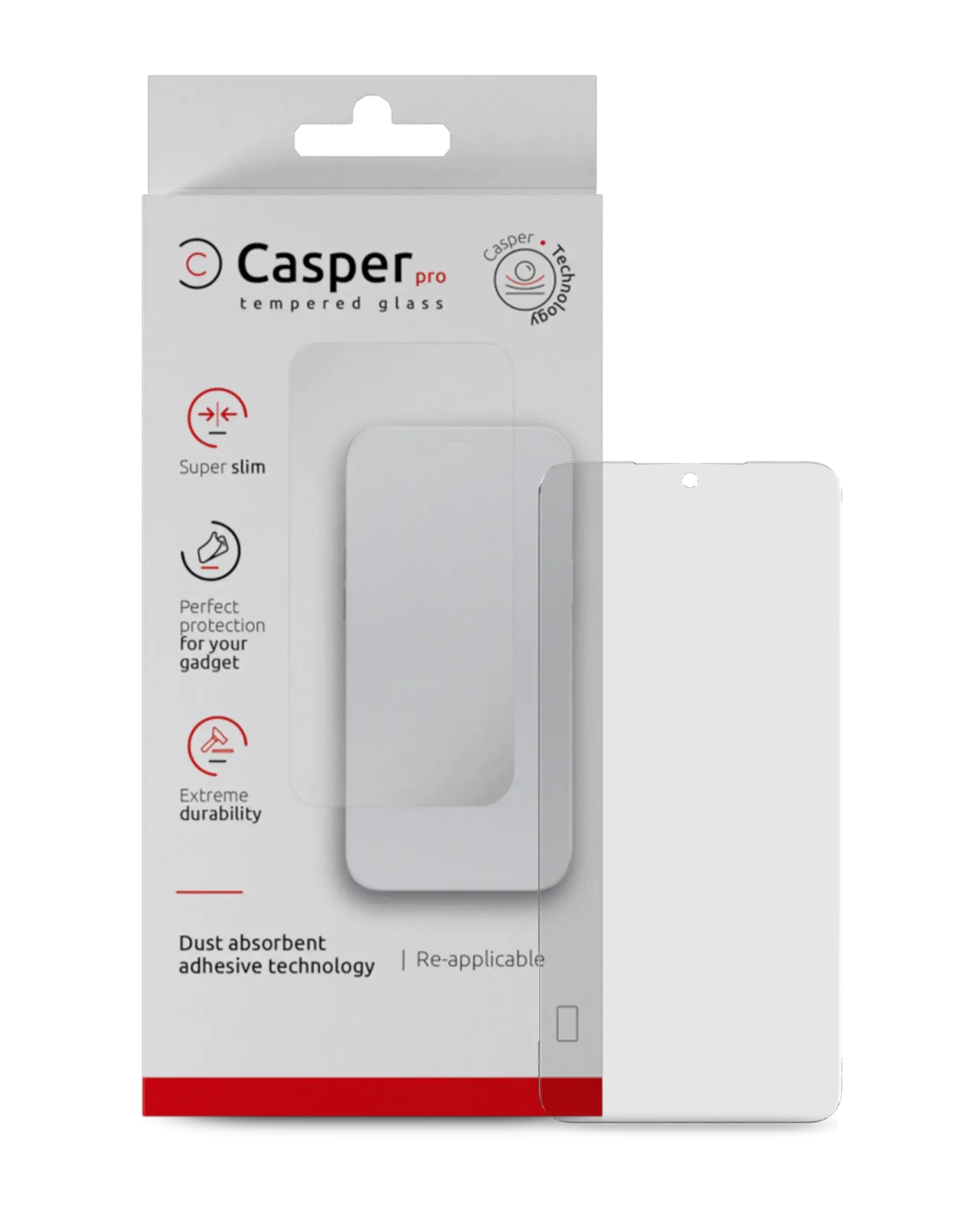 Casper Pro Tempered Glass For Motorola Moto G Stylus 4G (XT2211 / 2022) / G Stylus 5G (XT2215 / 2022) (Retail Pack) (Clear)