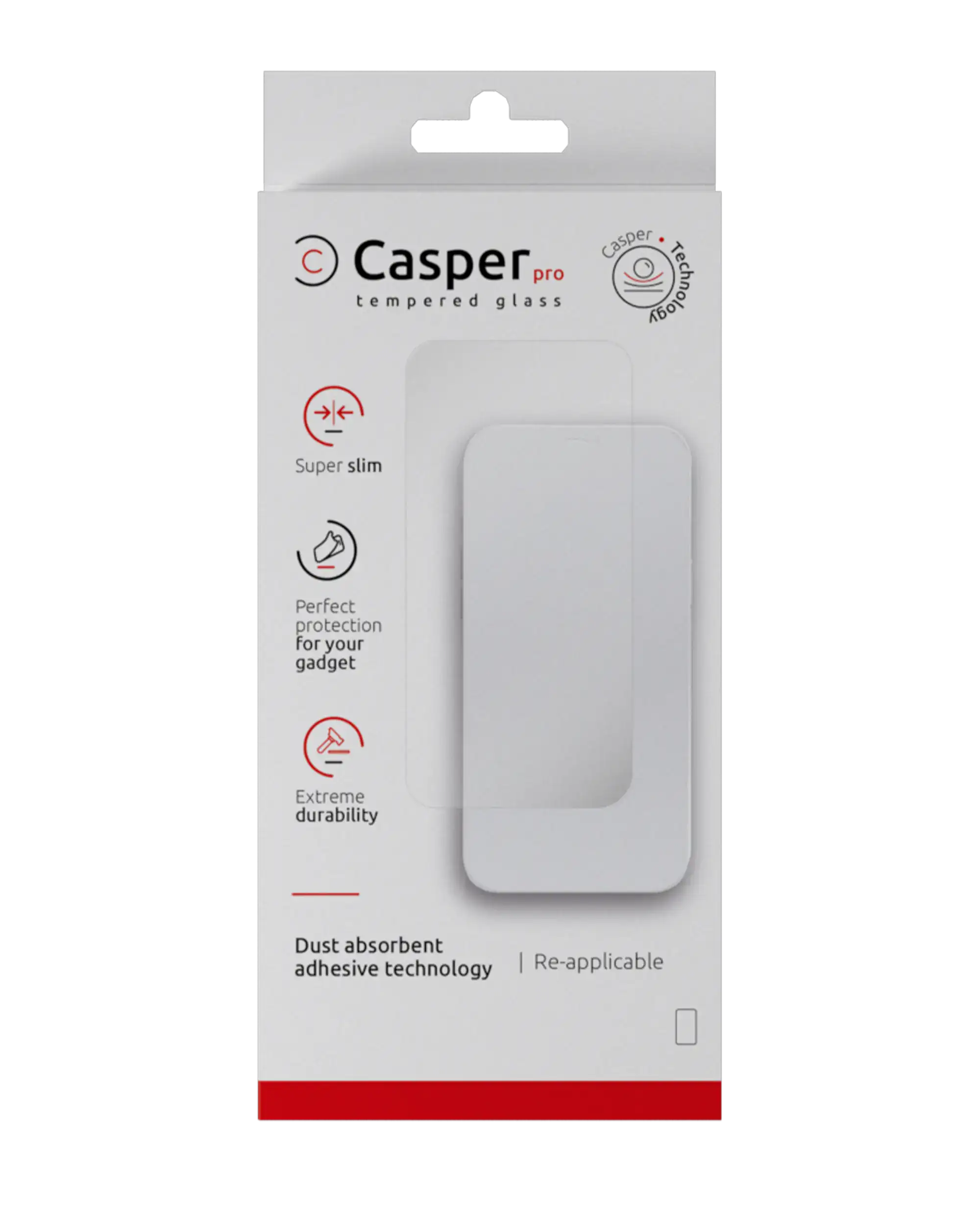 Casper Pro Tempered Glass For Motorola Moto G Stylus 4G (XT2211 / 2022) / G Stylus 5G (XT2215 / 2022) (Retail Pack) (Clear) - Image 2