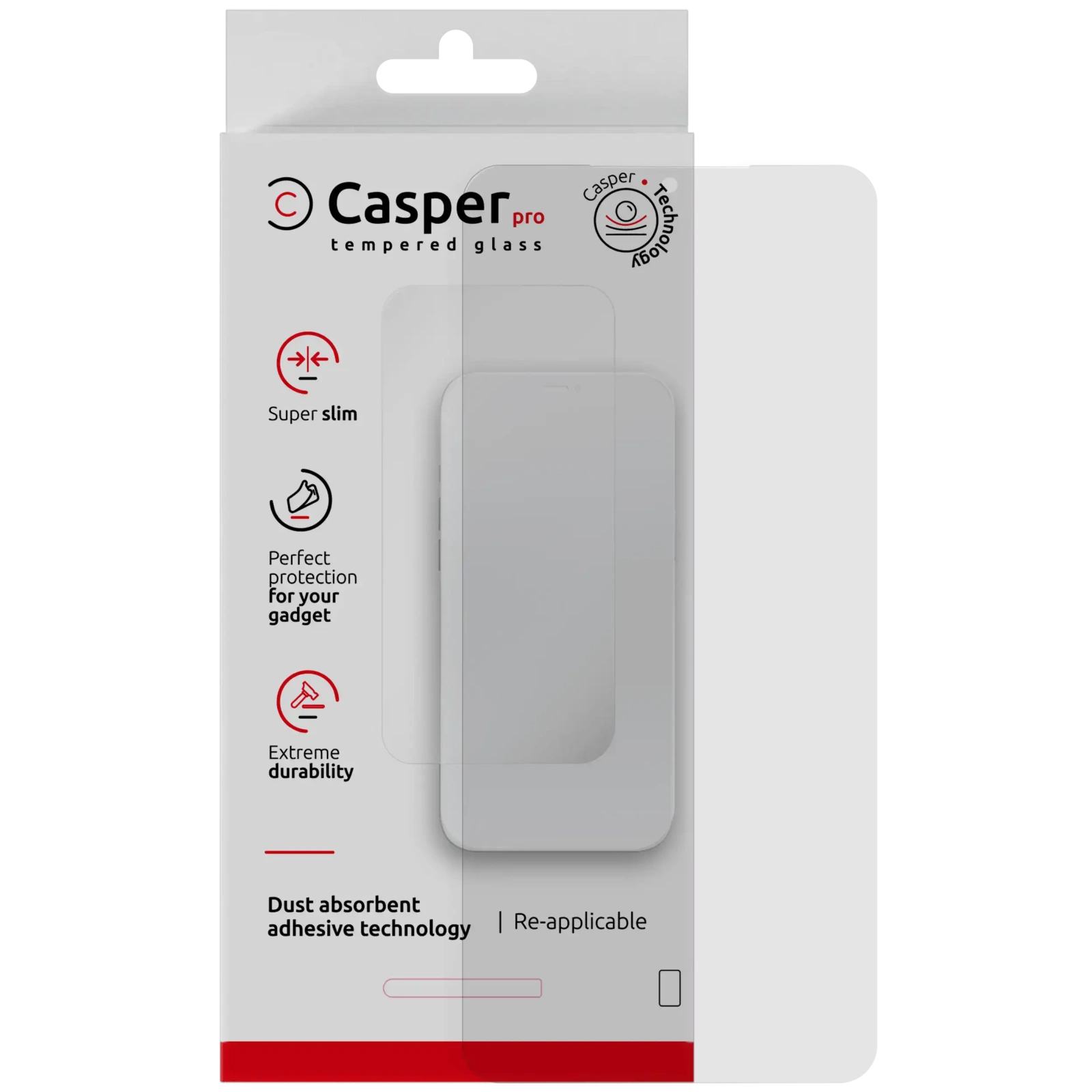 Casper Pro Tempered Glass For Samsung Galaxy A07 5G (Retail Pack) (Clear)